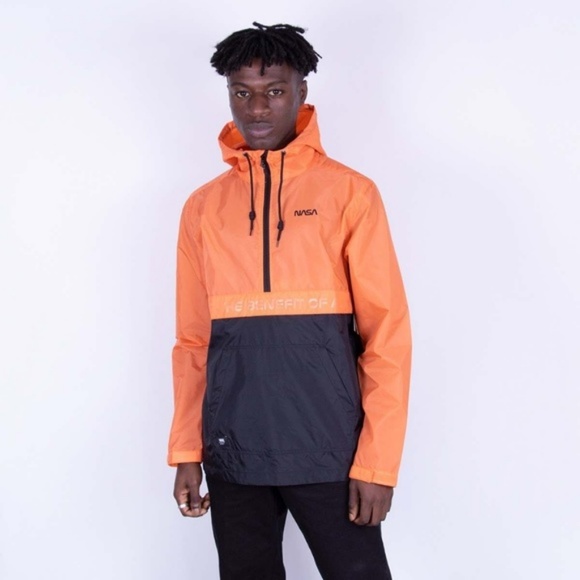 vans nasa jacket orange